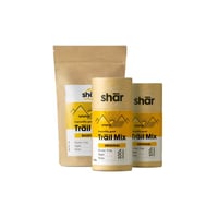 Canisters of shar snacks trail mix